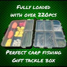 Load image into Gallery viewer, Carp fishing tackle gift Box. Fishing gift for all. Over 220 pieces v1 - FiSH i UK