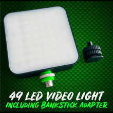 Load image into Gallery viewer, 49 LED SELF TAKE VIDEO LIGHT INC BANKSTICK ADAPTER. - FiSH i UK