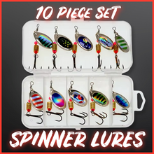 Load image into Gallery viewer, Spinner Lures Set.10 Spinners (Set 3)
