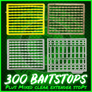 Bait stops. 300 Bait Stops & Extender Mixed Stops