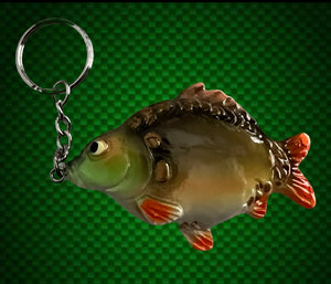 Mirror Carp Keyring. - FiSH i UK
