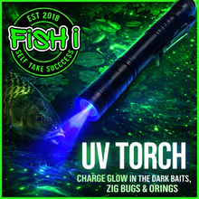 Load image into Gallery viewer, UV Torch 395nm – Glow in the Dark Bait, Zig Aligners &amp; O-Rings Charger