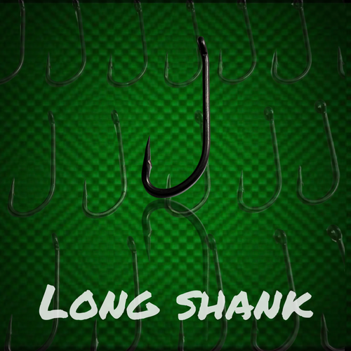 Long Shank Carp Hooks.. Offset point. - FiSH i UK