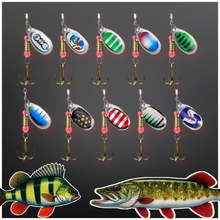 Load image into Gallery viewer, Spinner Lures Set.10 Spinners (Set 3)