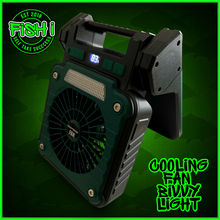 Load image into Gallery viewer, Solar Rechargeable Fan &amp; LED Lantern – 10000mAh Power Bank