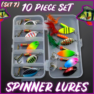 Spinner Lure Set.10 Spinners (Set 7)