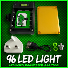 Load image into Gallery viewer, Rechargeable 96 LED Light Inc Bankstick Adapter. - FiSH i UK