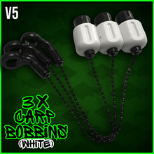 Load image into Gallery viewer, 3 x White Drop Off Bite Indicators-Carp Bobbins.V5