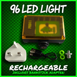 Rechargeable 96 LED Light Inc Bankstick Adapter. - FiSH i UK