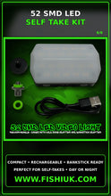 Load image into Gallery viewer, 52 LED SMD VIDEO/BIVVY LIGHT- SELF TAKE VIDEO LIGHT FOR CARP FISHING PHOTOGRAPHY