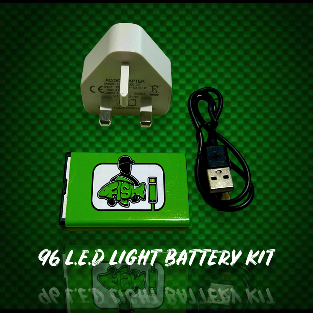 96 L.E.D Video Light Battery Package. - FiSH i UK