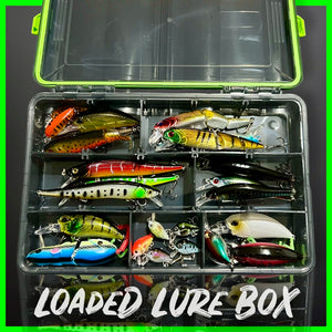 Lure Fishing Tackle Box Fully Loaded With Lures. – FiSH i TACKLE