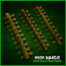 Load image into Gallery viewer, Trans Camo Green Fleck Hook Beads- 3x20-(60 Beads)-Carp Hook Beads.V2 Beads.