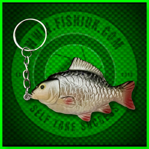 Common Carp Keyring.(Silver Version) - FiSH i UK