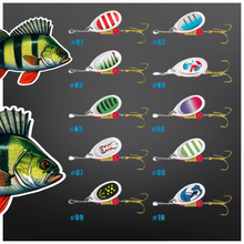 Load image into Gallery viewer, Spinner Lures Set.10 Spinners (Set 3)