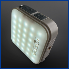 Load image into Gallery viewer, Solar Rechargeable LED Video Light -Camping Bivvy Light &amp; Power Bank- Solar-