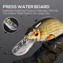Load image into Gallery viewer, 7cm 11g Floating Minnow Fishing Lure Set of 3 Wobblers for Pike. Perch Chub! (set2) - FiSH i UK