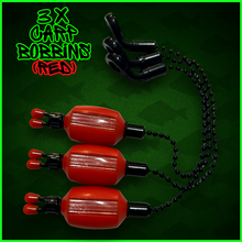 Load image into Gallery viewer, 3x Bobbins Bite Indicators In Bright Red-Version 3-(RED) V3