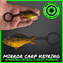 Load image into Gallery viewer, Mirror Carp Keyring - Scaley Mirror Carp Keyring. New to us for 2025 - FiSH i UK