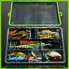 Load image into Gallery viewer, Lure Fishing Tackle Box Fully Loaded With Lures. - FiSH i UK