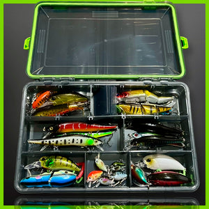 Lure Fishing Tackle Box Fully Loaded With Lures. - FiSH i UK