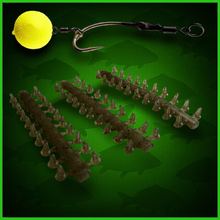 Load image into Gallery viewer, Trans Camo Green Fleck Hook Beads- 3x20-(60 Beads)-Carp Hook Beads.V2 Beads.