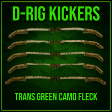 Load image into Gallery viewer, ⭐️NEW PRODUCT⭐️ D-Rig Aligner Kickers-Trans Green Camo Fleck.
