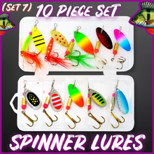 Load image into Gallery viewer, Spinner Lure Set.10 Spinners (Set 7)