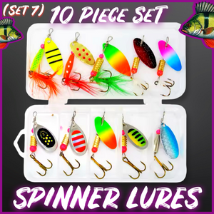 Spinner Lure Set.10 Spinners (Set 7)