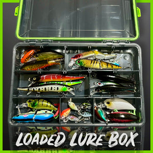 Lure Fishing Tackle Box Fully Loaded With Lures. - FiSH i UK