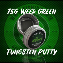 Load image into Gallery viewer, Tungsten Rig Putty. 15g. Weed Green in Storage Tin, - FiSH i UK