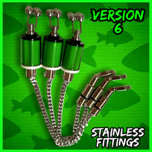 Load image into Gallery viewer, 3 x Bobbins Bite Indicators In GREEN Colour -Version 6-(New for 2026) V6