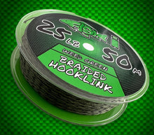 Load image into Gallery viewer, 25LB Braided Hooklink Camo Green 50m - FiSH i UK