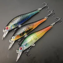 Load image into Gallery viewer, Jerkbait Fishing Lures Set.3 Lures in storage box. 13g Sinking Minnow style lures  (Set2) - FiSH i UK