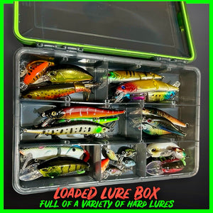 Lure Fishing Tackle Box Fully Loaded With Lures. - FiSH i UK