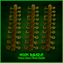 Load image into Gallery viewer, Trans Camo Green Fleck Hook Beads- 3x20-(60 Beads)-Carp Hook Beads.V2 Beads.