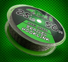 Load image into Gallery viewer, 25LB Braided Hooklink Camo Green 50m - FiSH i UK