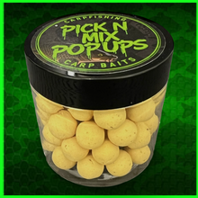 Load image into Gallery viewer, 15mm popups Creamy Dream flavour.Popup Carp Baits.Washed Out Yellow.