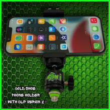 Load image into Gallery viewer, Phone Holder with Cold Shoe Mount. (Clip Version 2)