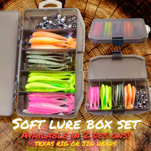 Load image into Gallery viewer, Wide Variety of Soft Lure Colors – Realistic Artificial Baits for All Fishing Conditions – Perfect for Attracting Bass, Trout, and More