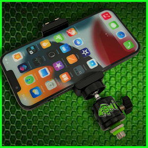 Phone Holder with Cold Shoe Mount. (Clip Version 2)