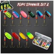 Load image into Gallery viewer, Spinner Lure Set. 10 Spinners(Set 2) - FiSH i UK