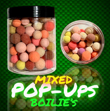 Load image into Gallery viewer, Carp Fishing Pop-Up Boilies – Proven Flavours &amp; Sizes! Maximize your catch with high-buoyancy, fish-attracting boilies. Choose from multiple flavours and two tub sizes. Perfect for all rigs and conditions. Get yours now and catch more carp with ease!