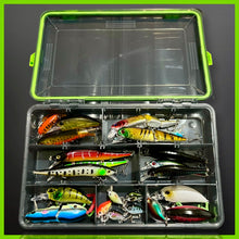Load image into Gallery viewer, Lure Fishing Tackle Box Fully Loaded With Lures. - FiSH i UK