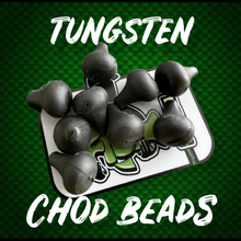 Load image into Gallery viewer, Tungsten chod beads. Swivel beads.size large