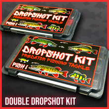 Load image into Gallery viewer, Dropshot Lure Fishing Set-Fully Loaded Dropshot Kit-Predator Fishing-Finesse.