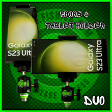 Load image into Gallery viewer, NEW FOR 2025. Duo Phone &amp; Tablet Holder for Self Take Photography! iPad.Galaxy Tab iPhone &amp; many more!