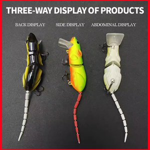 85mm Rat/Mouse Lure Floating 15.5g.Various Colours Available! Surface Pike Fishing!