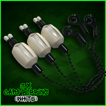 Load image into Gallery viewer, 3x Bobbins Bite Indicators In Bright White-Version 3-(WHITE) V3