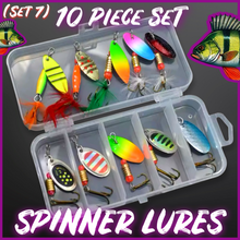 Load image into Gallery viewer, Spinner Lure Set.10 Spinners (Set 7)